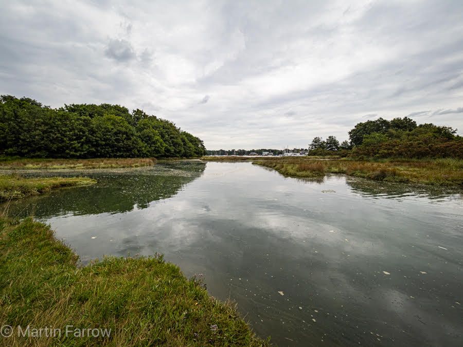Hamble common water and sky
